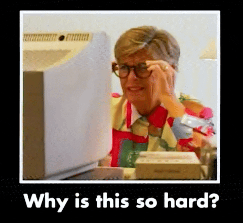 Confused Old Lady GIF by Offline Granny!