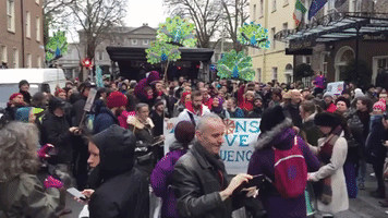 Thousands Gather for Climate March in Dublin