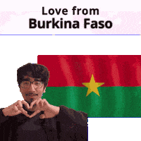 Burkina Faso Bf Sticker