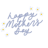 Mothers Day Flowers Sticker