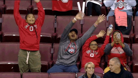 Fans Dancing GIF by Ohio State Athletics