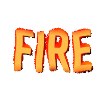 Sticker Fire Sticker by Todd Rocheford