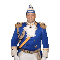 BlaueFunkenKoeln koln blau uniform alaaf Sticker