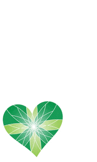 Green Heart Sticker by Formula Botanica