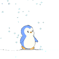 The Mountain Winter Sticker by Pudgy Penguins