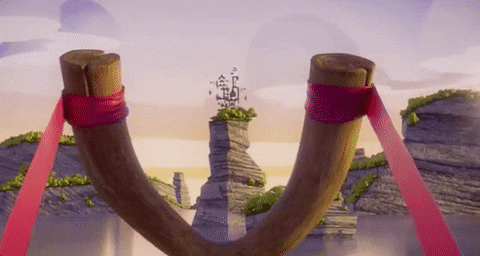 slingshot flying GIF by Angry Birds
