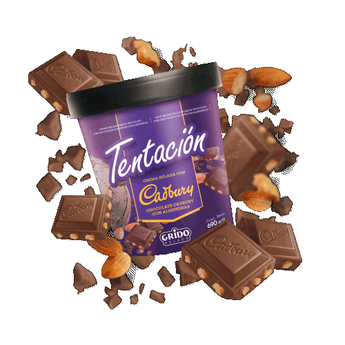 icecream CadBury Sticker by Grido