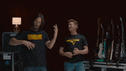 Keanu Reeves Air Guitar GIF by Weezer