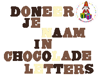 Chocoladeletters Sticker by Sintvoorieder1