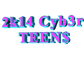 teens cyber teen Sticker by AnimatedText