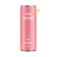 Rose Rose Pink Sticker by Tailored Beverage Company