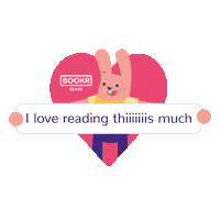 Books Love Sticker by BOOKR Kids