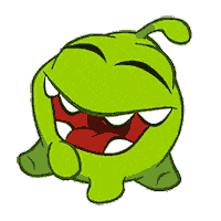 Laugh Smile Sticker by Om Nom