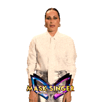 Shock Sorprendida Sticker by Mask Singer A3