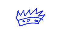 Queen King Sticker by Henning Schulze