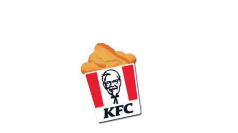 KFC_Polska giphyupload food rainbow giphystickerchannel Sticker