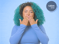 girl kiss GIF by Salon Line