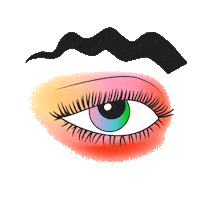 makeup eye STICKER by Nicole Ginelli