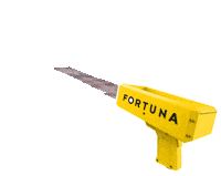 fortunapl fortuna typer moneygun pistolet Sticker