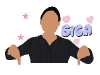 IlustraJhennyg transparente siga ilustrajhennyg mesegue Sticker