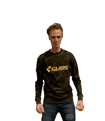 Cycling Celebrating Sticker by Cube Stores Nederland