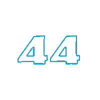 Number Sticker by Team Forty-Four