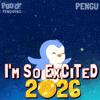 New Year Penguin GIF by Pudgy Penguins