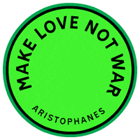 Make Love Not War GIF by IONDESIGN Berlin
