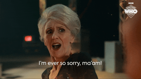Sorry Season 2 GIF by Doctor Who