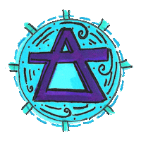 fire water Sticker by Aspire to Amble