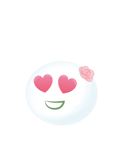 Rose Avocado Sticker by EVERSOFTMY