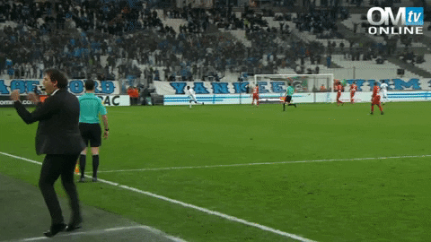 goal yes GIF by Olympique de Marseille
