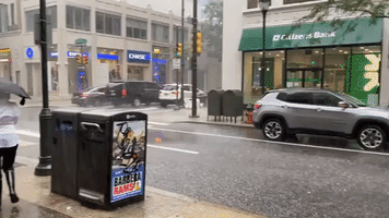 Heavy Rain Hits Philadelphia Amid Flash Flood Warning