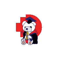 Bear Graduation Sticker by RMIT University Vietnam