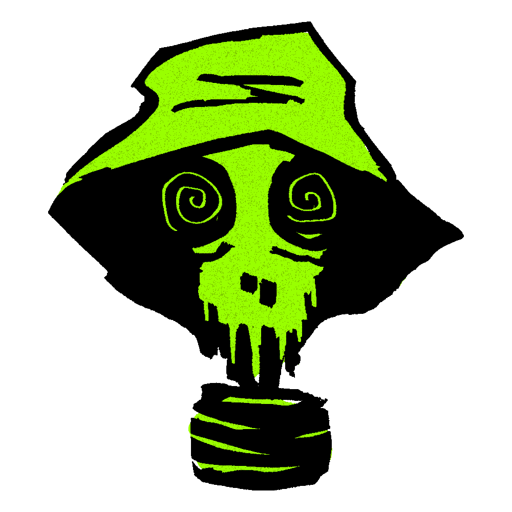 Cyberpunk Gas Mask Sticker