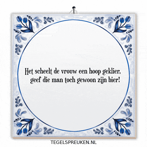 Humor Bier GIF by Tegelspreuken.nl