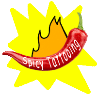 spicytattooing hot fire spicy spicytattoo Sticker