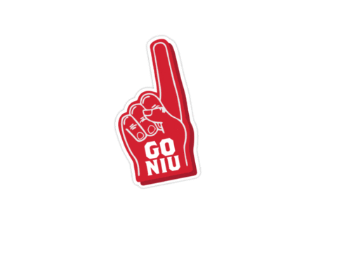 Niu Go Huskies Sticker by Northern Illinois University
