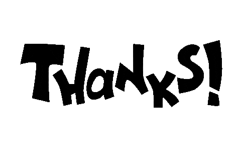 Neon Thank You Sticker