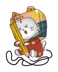 Cat Drawing Sticker