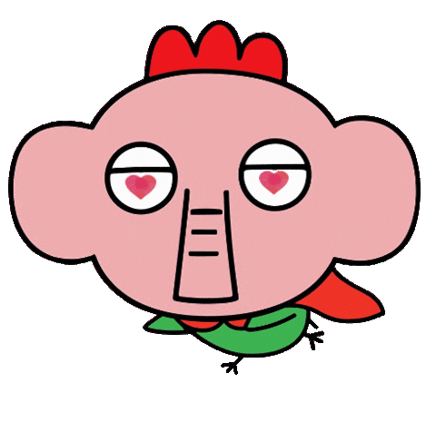 PHADS giphyupload かわいい 動物 はと Sticker