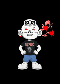 Rock 80S GIF by Zhot Shop