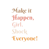 Pink Motivation Sticker