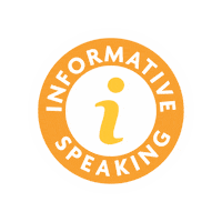 Public Speaking Info Sticker by National Speech & Debate Association