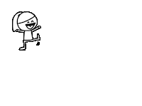 Happy Jump Sticker