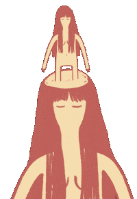 Sad In My Head Sticker