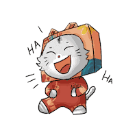 Cat Mascot Sticker
