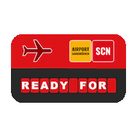 Take Off Checkin Sticker by FlughafenSaarbruecken