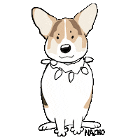 Christmas Corgi Sticker