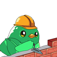Under Construction Work Sticker by Robbie